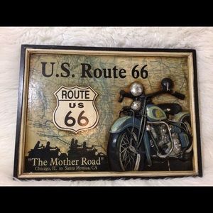 U.S Route 66 The Mother Road Motorcycle Picture